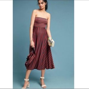 Anthropologie Penny stripped dress